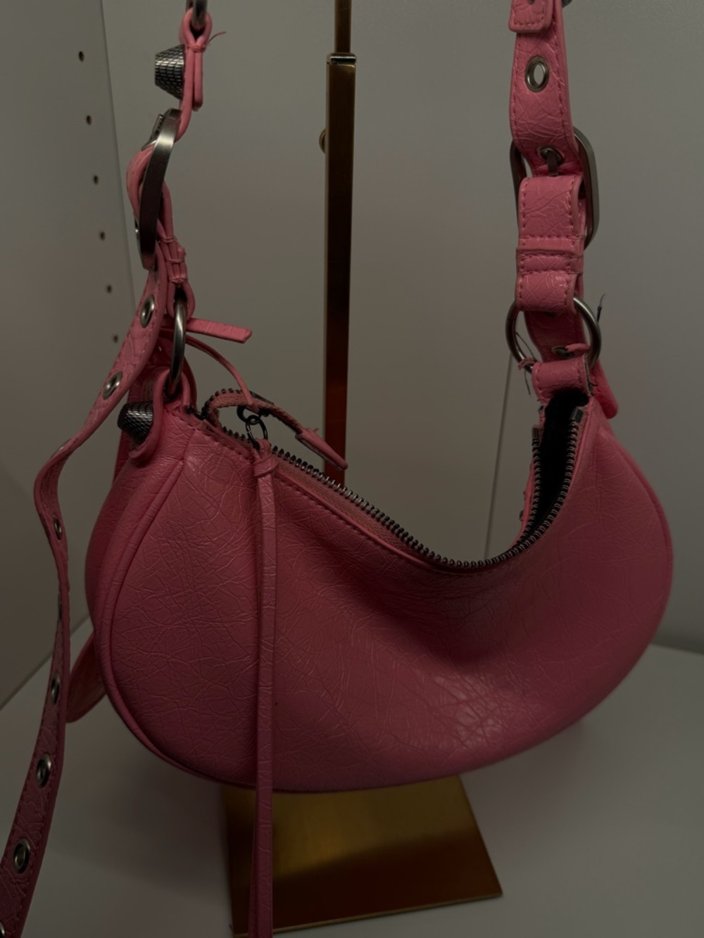 Balenciaga Le Cagole Small Pink Shoulder Bag - Picture 3 of 4